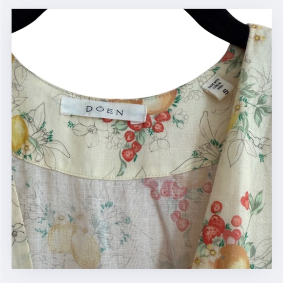 Rare DÔEN Wisteria Dress – Size Small – NWOT – Botanical Print - Picture 7 of 9